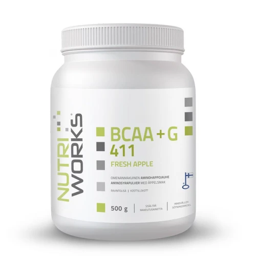 BCAA + Glutamin 4:1:1 500 g fresh apple